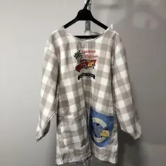新品未使用　保育士 エプロン 割烹着 カーズ　ディズニー