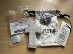sculptorネックレス 十字架
