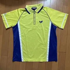 Butterfly 卓球ウェアイエロー/ネイビー