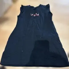 x-girl ノースリーブワンピース 黒100