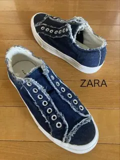 ZARA MAN デニム スリッポン スニーカー 41のサムネイル