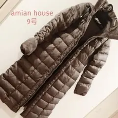☆値下げ☆アミアンハウス ダウンコート ロング レディース9号 フード取り外し可
