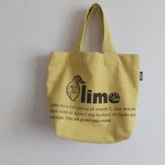 レモンデザイン イエロートートバッグ