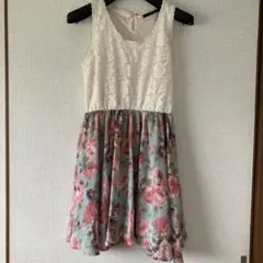 INGNI ノースリーブ 花柄 レース トップス　　Ｍのサムネイル