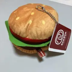 ドムドムハンバーガー　ぬいぐるみエコバッグ　赤