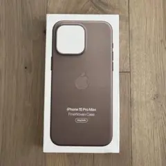 iPhone 15 Pro Max FineWoven Case ブラウン