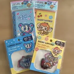 ANGEL BLUE＆DAISY LOVERS 6穴シール帳2個 シール2個