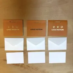 メッセージカード　ルイヴィトン　3セット