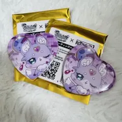 名探偵プリキュア ラウンドワン トレーディングハート型缶バッジ