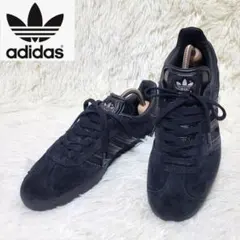 美品❤️アディダス ガゼル オールブラックス 25周年記念モデル JI2161