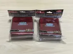 遊戯王　カードプロテクター オシリスレッド　100枚入り 2セット