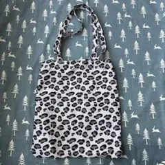 LEPSIM トートバッグ　ヒョウ柄