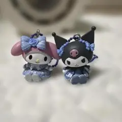 サンリオ　スイートロリータマスコット　ゴシックロリータ　クロミ&マイメロ