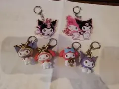マイメロディ、クロミ　 宇佐美コラボ　キーホルダーセット