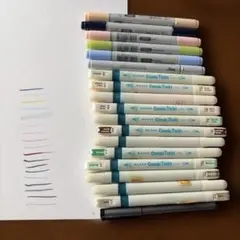 Copic Too Maxon ComicTwin マーカー12本　＋7本のサムネイル