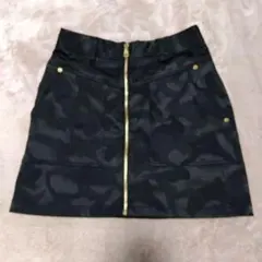 MARK&LONA タイト カモフラ 迷彩 青 スカート ゴルフ ウェア - メルカリ