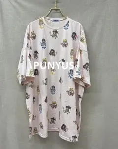 K762◯ PUNYUS 美少女戦士セーラームーン 総柄 Tシャツ ピンクのサムネイル