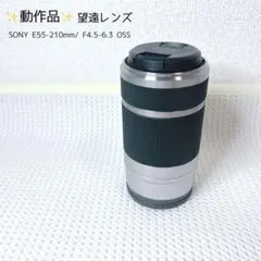 5月18日限定①OP付き♪SONY 望遠レンズ E55-210mm OSS - メルカリ