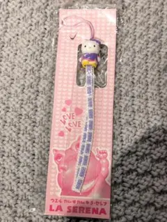 サンリオ ハローキティ Hello Kitty 携帯ストラップ　未使用平成レトロ