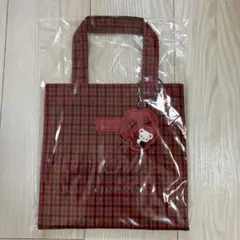 み*ん様 ファミリア トートバッグ ギンガムチェック 赤 大 - メルカリ