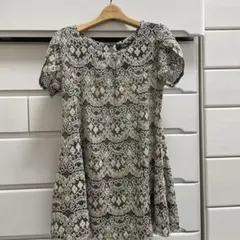 ミニワンピース　レース　ドレス