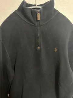 Polo Ralph Lauren ブラック ハーフジップ トレーナー L