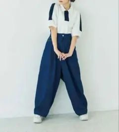 【F、本日限定価格】bokanii ボカニー ワイドパンツ　ワイドデニム