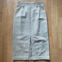 タイトスカート　ロング　ベージュ　日本製