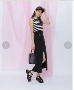 リランドチュール⭐︎ハイウエストスリットスコート