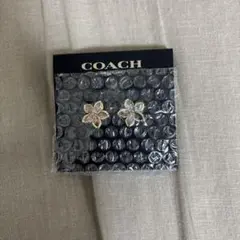 COACH 花モチーフ イヤリング