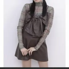 最終値下！美品！jouetie シースルーチェックハイネック