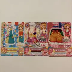 アイカツカード　大空あかり　3枚セット