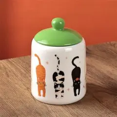 【新品未開封】KALDI ハロウィン キャットキャニスター キャンディー入りのサムネイル