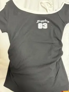 GRL 黒　Tシャツ　ワンショルダー　トップスのサムネイル
