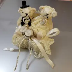 ウェディング用ぬいぐるみカップルオルゴール