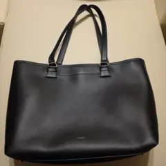 【美品】SAZABY ブラックレザー ビジネスバッグ