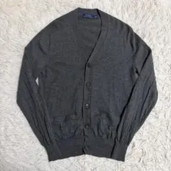 【美品】ポロラルフローレン カーディガン Vネック メリノウール XSサイズ