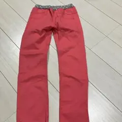 マザウェイズ　カラーデニム　細身　ストレート　キッズ　140㎝ ピンクのサムネイル