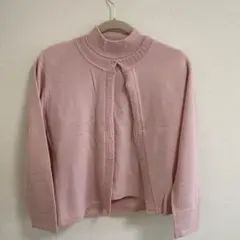 ピンク　セーター　ニット　アンサンブル　Cal ues クリード