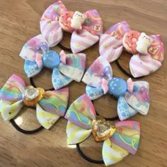 ハンドメイド♡キャンディポニーヘアゴム くま② S115528549 - ヘア