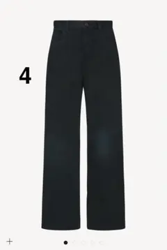 THE ROW ザロウ　Eglitta jean サイズ4 ブラック