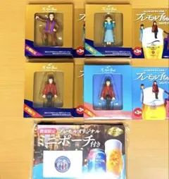 プレモル子ちゃん フィギュア 全種　コップのフチ子とコラボ　プレミアムモルツ