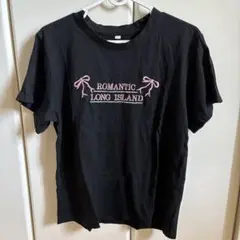 リボン　ロゴTシャツ