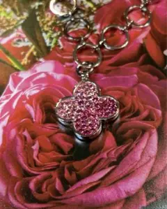 花型スワロフスキー チャーム