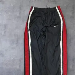 90s Nike ナイキ スナップボタン トラックパンツ ワンポイント