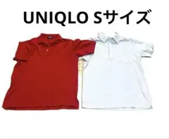 UNIQLO ポロシャツ 2枚セット レッド ライトブルーのサムネイル