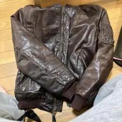 d*3様 Golden Bear ブラウンレザージャケット
