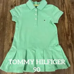 TOMMY HILFIGER トミーヒルフィガー ミントグリーン ポロワンピ92