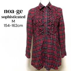 【最安値】noa-ge ノアージュ　チュニック　シャツ　ブラウス　Mサイズ