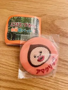 こびとづかん 刺繍缶バッジ2 アマクリソツ